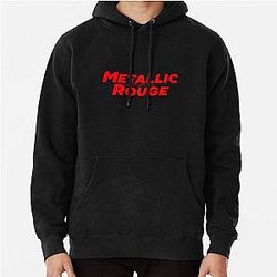 Metallic Rouge Anime  Pullover Hoodie