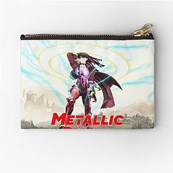 Metallic Rouge Zipper Pouch