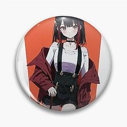 Metallic Rouge Anime - Rouge Redstar Pin