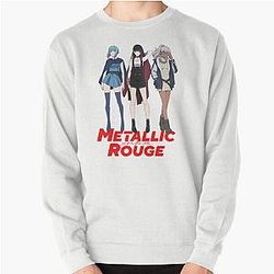 Metallic Rouge プルオーバースウェットシャツ
