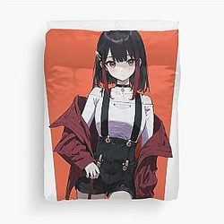 Metallic Rouge Anime - Rouge Redstar Duvet Cover