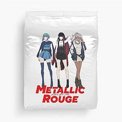 Metallic Rouge Duvet Cover