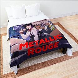 Metallic Rouge Anime  Comforter