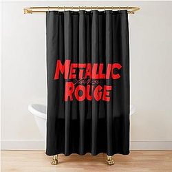 Metallic Rouge Anime  Shower Curtain