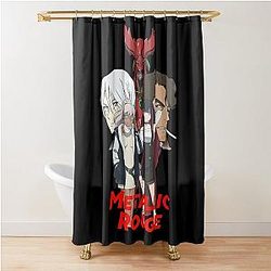 Metallic Rouge Anime  Shower Curtain