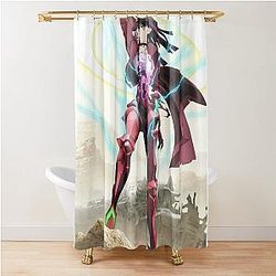 Metallic Rouge Anime  Shower Curtain