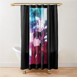 Metallic Rouge : Rouge Redstar Shower Curtain