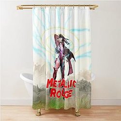 Metallic Rouge Shower Curtain