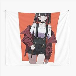 Metallic Rouge Anime - Rouge Redstar Tapestry