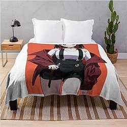 Metallic Rouge Anime - Rouge Redstar Throw Blanket