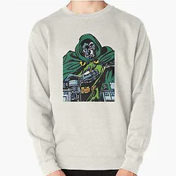MF DOOM  Dr. DOOM Comic Book Aesthetic Pullover Sweatshirt