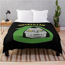 Supervillain MF Doom Throw Blanket