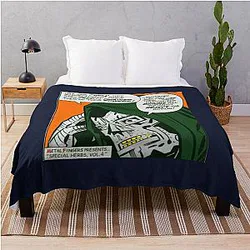 MF DOOM  Metal Fingerz Throw Blanket