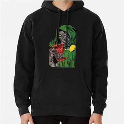 MF DOOM  Dr. DOOM Comic Book Aesthetic Pullover Hoodie