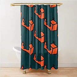 Mf Doom Bricks   Shower Curtain