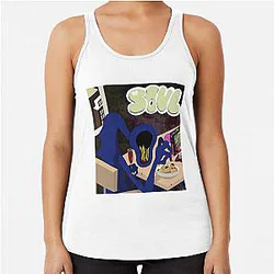 MF Doom MM Food Fan Art Racerback Tank Top