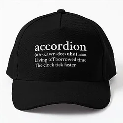 Accordion Living Off Borrowed Time by MF DOOM Baseball Cap