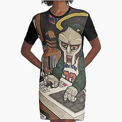 Cookin Soul - MF DOOM Graphic T-Shirt Dress