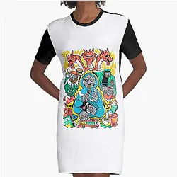 MF DOOM & FRIENDS T-Shirt Graphic T-Shirt Dress