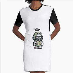 MF DOOM RIP Graphic T-Shirt Dress