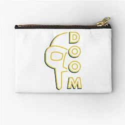 MF Doom Stencil Zipper Pouch