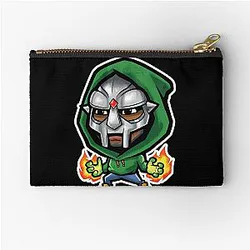 MF Doom x Cartoon art Zipper Pouch