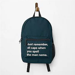 MF Doom All Caps   Backpack