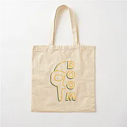MF Doom Stencil Cotton Tote Bag