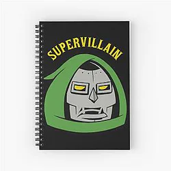 Supervillain MF Doom Spiral Notebook