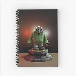 Clay MF Doom Candid Spiral Notebook