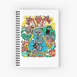 MF DOOM & FRIENDS T-Shirt Spiral Notebook