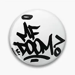 MF DOOM Logo Pin