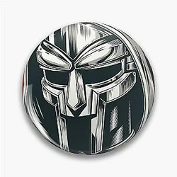 MF Doom Dumile Metal Mask Pin