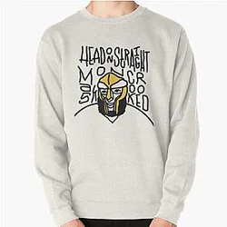 Mf Doom T-ShirtMf Doom (HEAD ON STRAIGHT) Pullover Sweatshirt