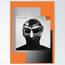 MF Doom madvillainy graphic Poster