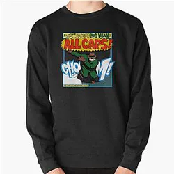 Mf Doom mf doom all caps  Pullover Sweatshirt