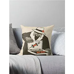 mf doom gg doom Throw Pillow
