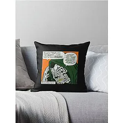 MF DOOM  Metal Fingerz Throw Pillow
