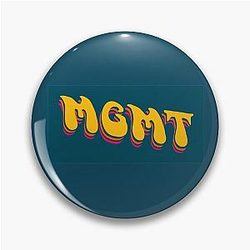 Retro MGMT Logo Pin