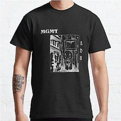 MGMT Little Dark Age Transparent White vintage Classic T-Shirt
