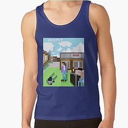 Mgmt 8bit Album Cover - Self Titled Psychedelic Retro artwork Tank Top