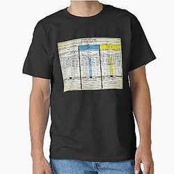 Michael Bisping vs Anderson Silva Scorecard Classic T-Shirt