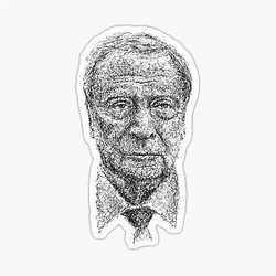 Michael Caine Sticker