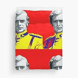 Michael Caine In Zulu Duvet Cover