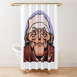 Michael Caine as Scrooge Shower Curtain 

Cleaned title: 
Michael Caine as Scrooge Shower Curtain