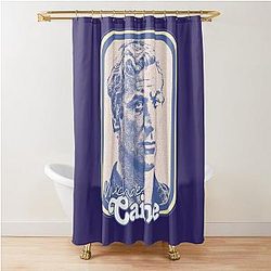 Michael Caine Retro 60s Fan Art Design Shower Curtain