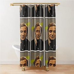Captivating Portraits of Michael Caine: A Timeless Print Shower Curtains