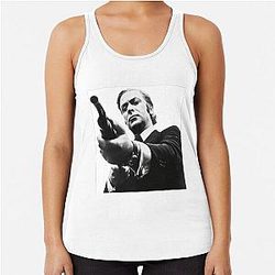 Michael Caine Get Carter Racerback Tank Top
