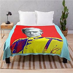Michael Caine in Zulu, classic trending throw blanket