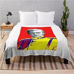 Michael Caine In Zulu Throw Blanket
